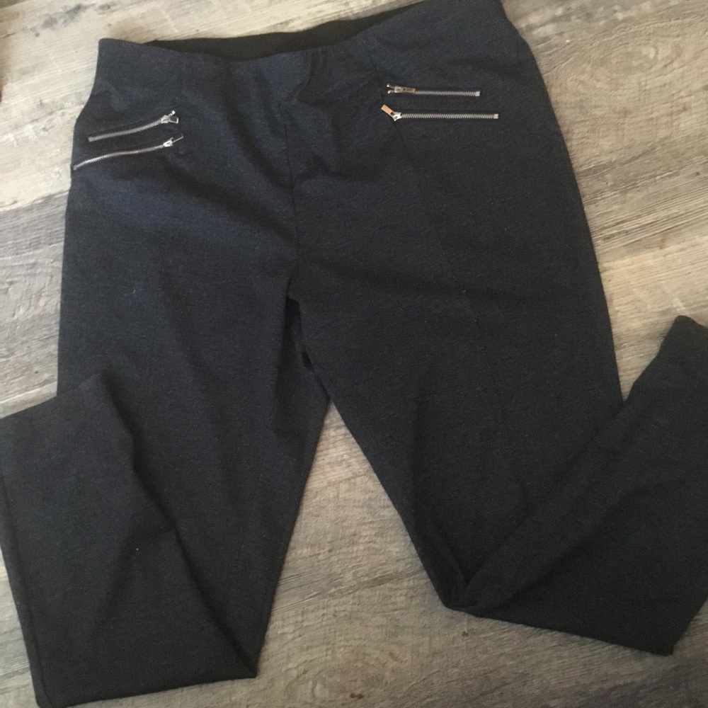 Denim colored slimming options pants size 2X